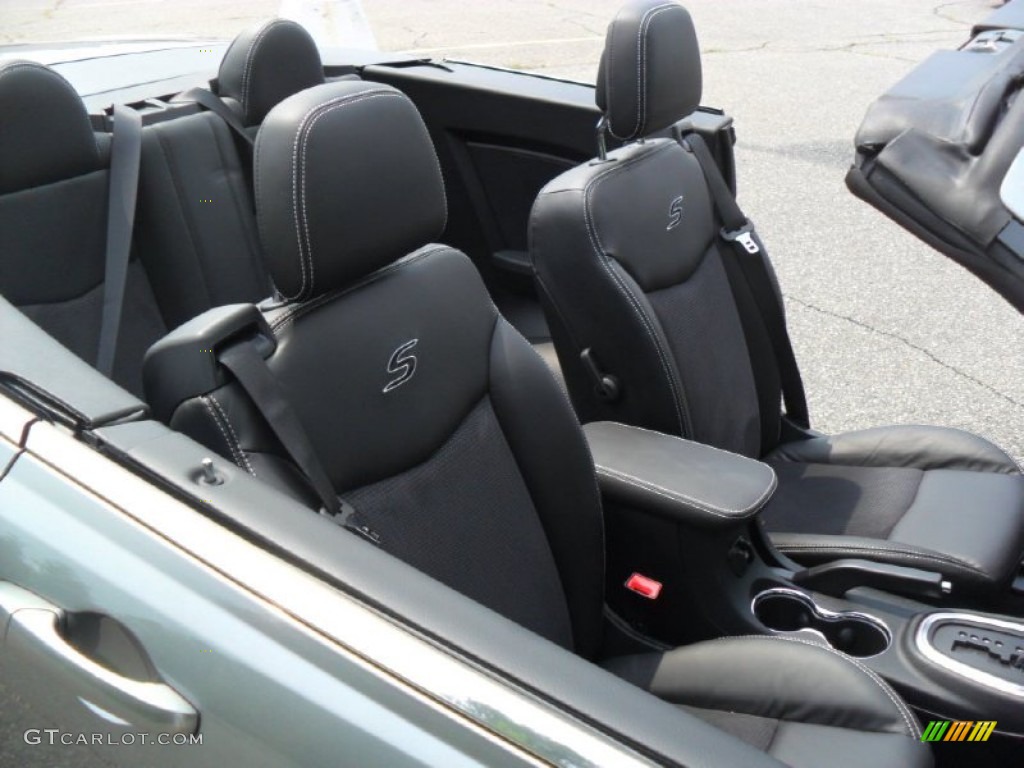 Black Interior 2011 Chrysler 200 S Convertible Photo #50558656