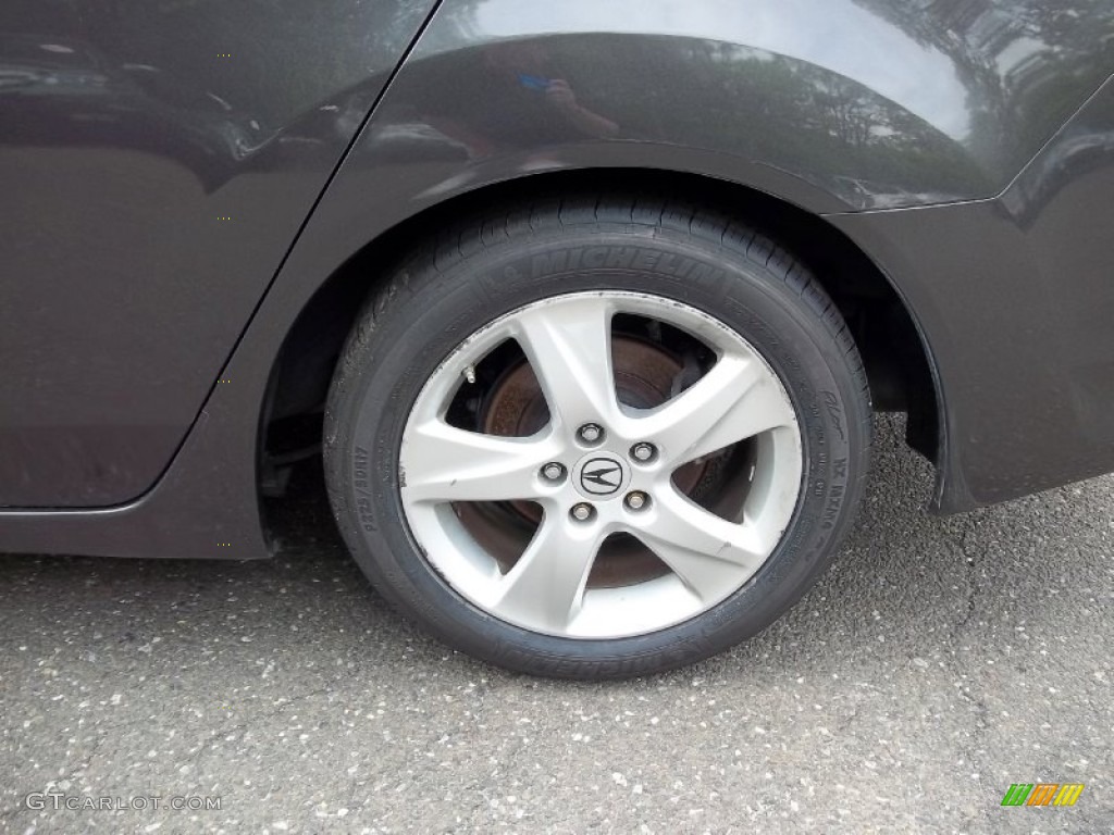 2009 TSX Sedan - Polished Metal Metallic / Ebony photo #9