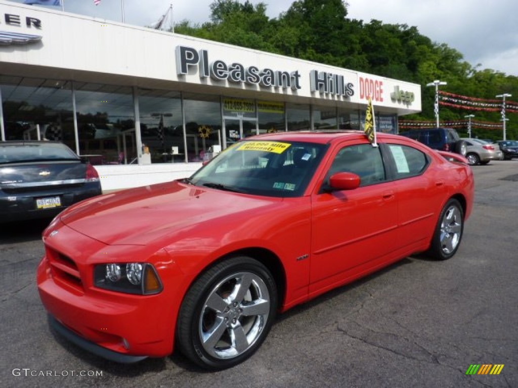 2009 Charger R/T - TorRed / Dark Slate Gray photo #1