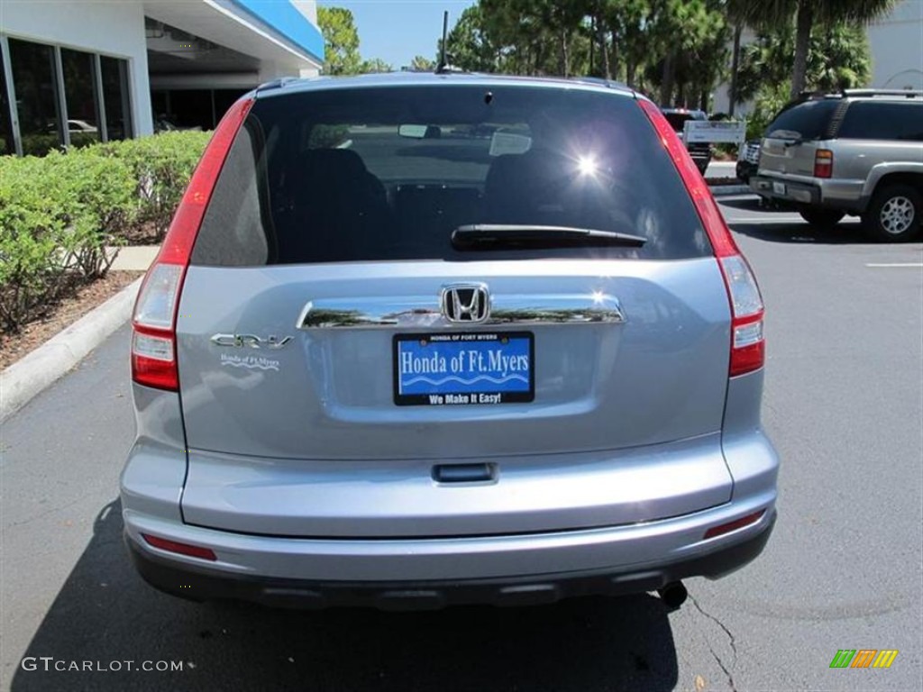 2010 CR-V EX - Glacier Blue Metallic / Gray photo #4