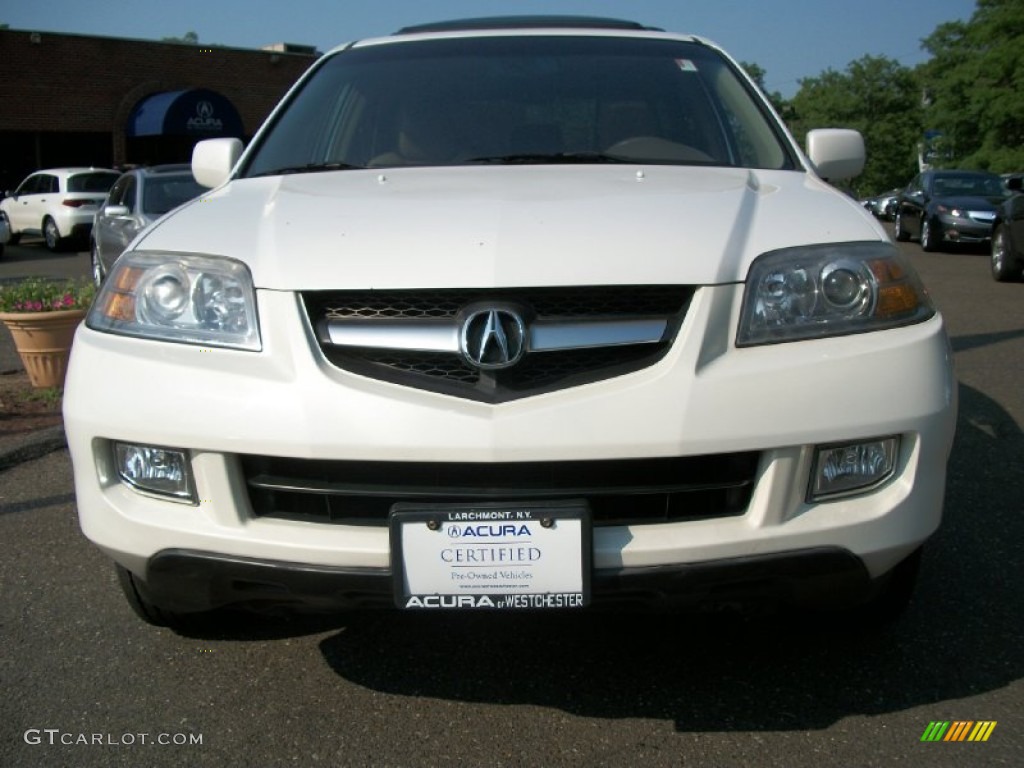 2004 MDX Touring - Aspen White Pearl / Saddle photo #3
