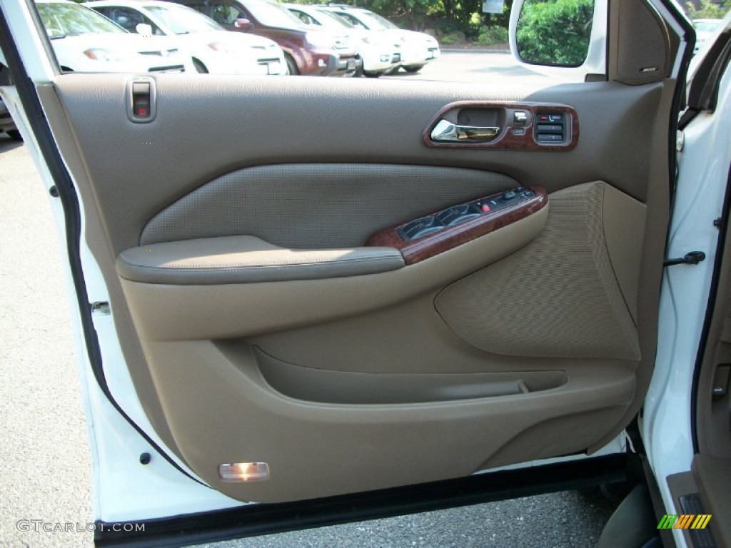 2004 Acura MDX Touring Saddle Door Panel Photo #50560954