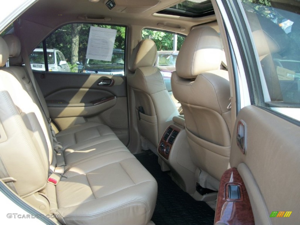 Saddle Interior 2004 Acura MDX Touring Photo #50561044