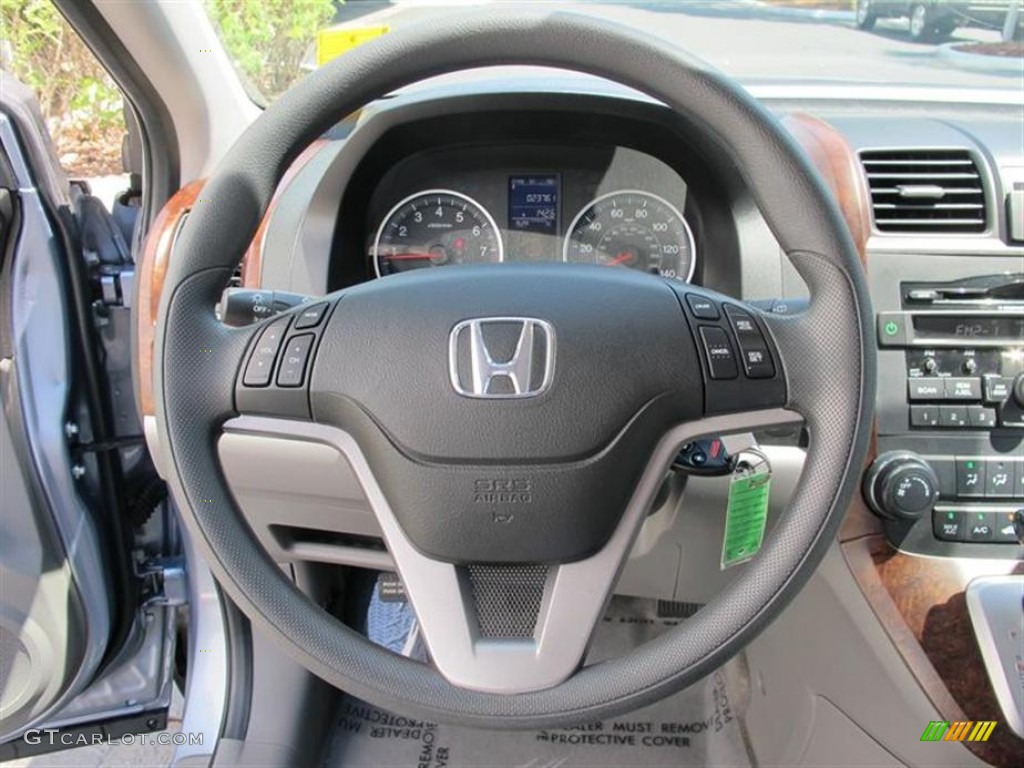 2010 Honda CR-V EX Gray Steering Wheel Photo #50561047