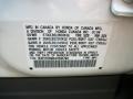 Info Tag of 2004 MDX Touring