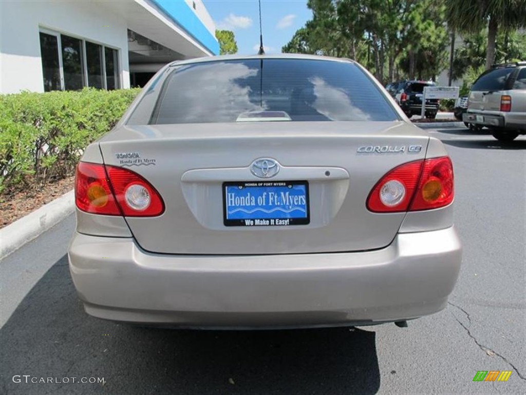 2003 Corolla CE - Sandrift Metallic / Pebble Beige photo #4