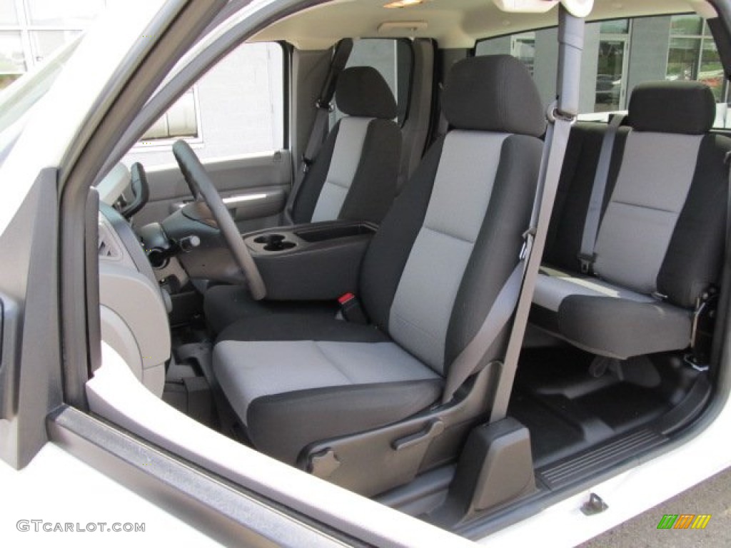 2008 Silverado 1500 Work Truck Extended Cab 4x4 - Summit White / Light Titanium/Ebony Accents photo #15