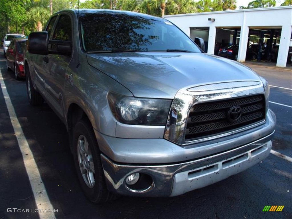 2008 Tundra SR5 Double Cab - Silver Sky Metallic / Black photo #1