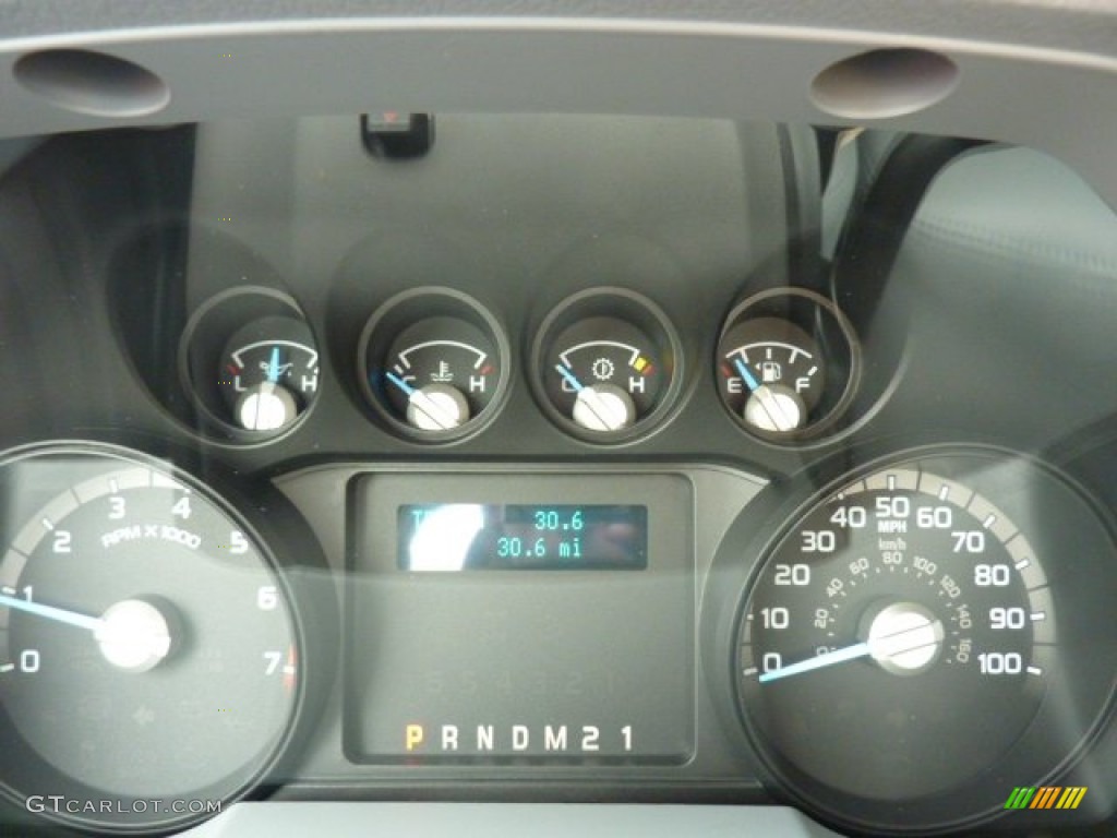 2011 Ford F250 Super Duty XL Regular Cab Gauges Photo #50562445