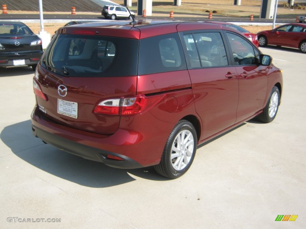 2012 MAZDA5 Sport - Copper Red Mica / Sand photo #5