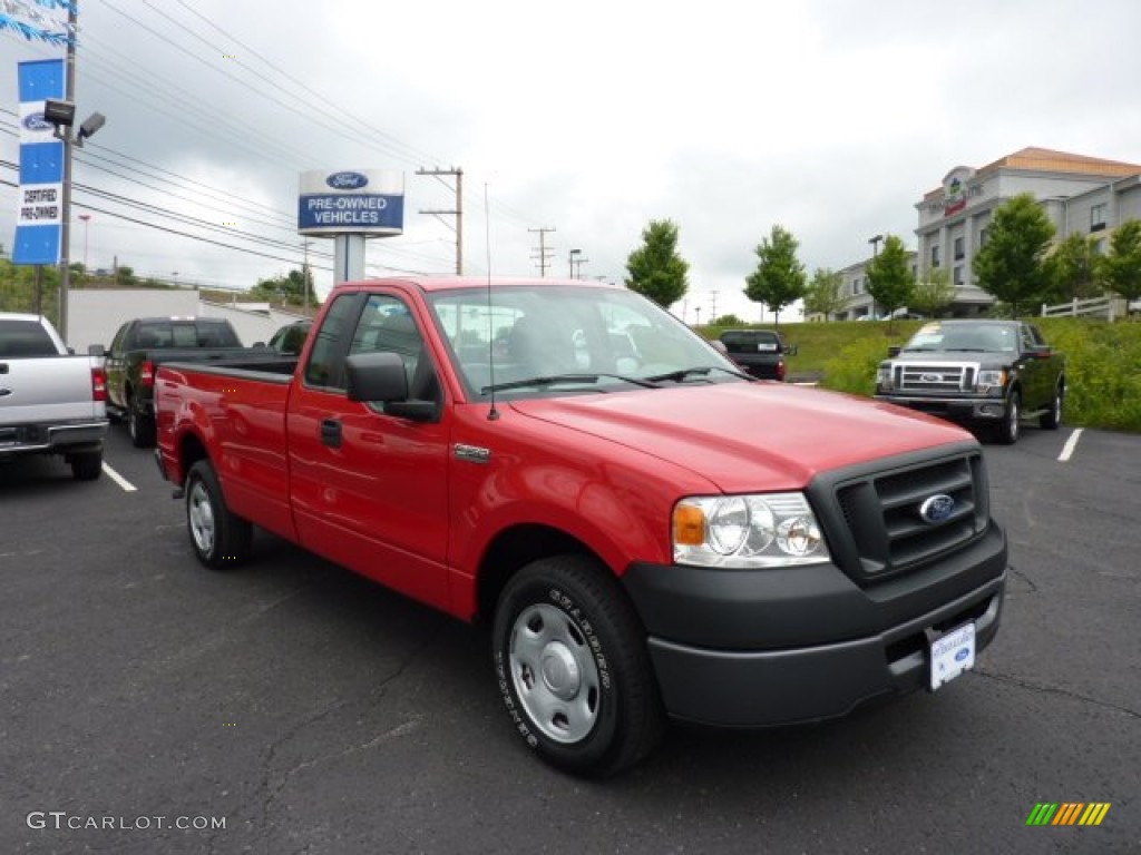 Bright Red Ford F150