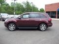 2008 Dark Cherry Pearl Acura MDX Technology  photo #9