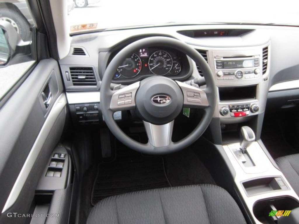 2011 Subaru Legacy 2.5i Off-Black Dashboard Photo #50564518