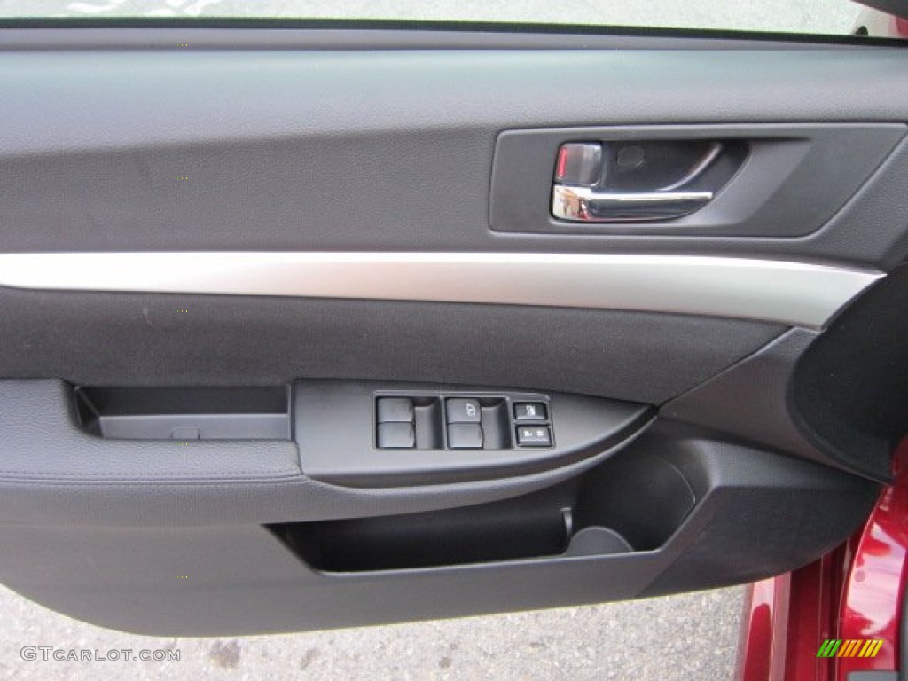 2011 Subaru Legacy 2.5i Off-Black Door Panel Photo #50564650