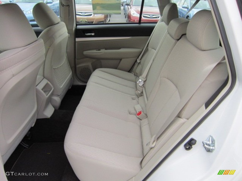 Warm Ivory Interior 2011 Subaru Outback 2.5i Wagon Photo #50565088