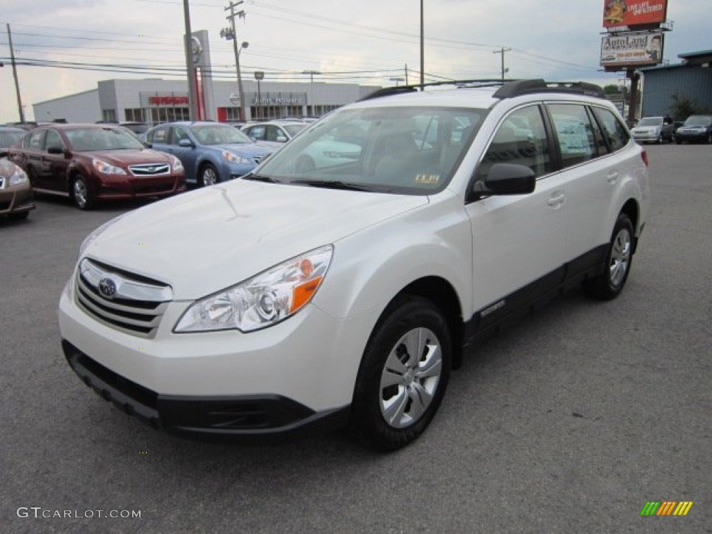Satin White Pearl 2011 Subaru Outback 2.5i Wagon Exterior Photo #50565133