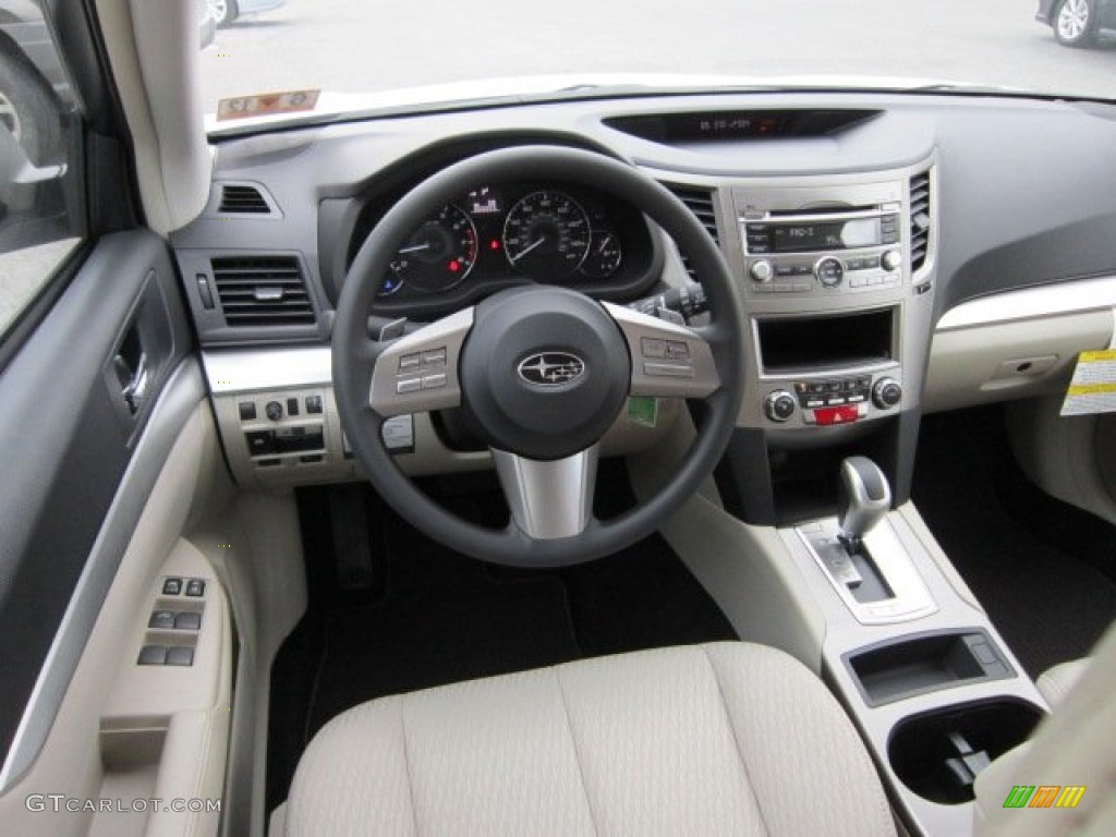 2011 Subaru Outback 2.5i Wagon Warm Ivory Dashboard Photo #50565232