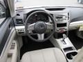 Warm Ivory 2011 Subaru Outback 2.5i Wagon Dashboard