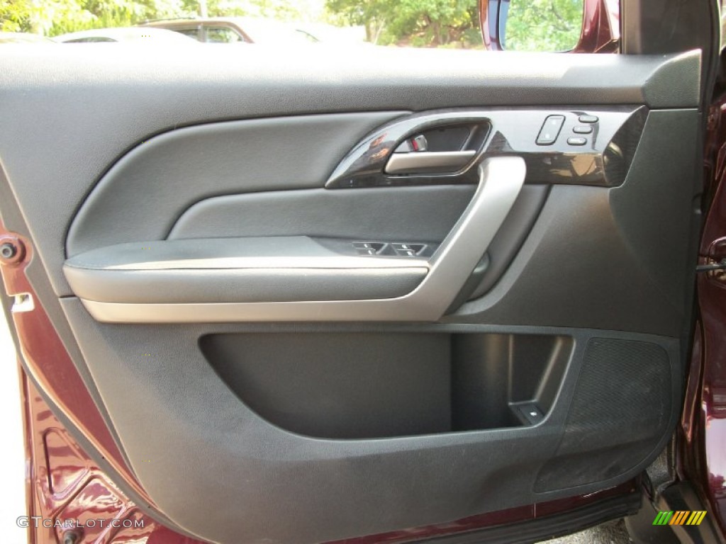 2007 MDX  - Dark Cherry Red Pearl / Ebony photo #8