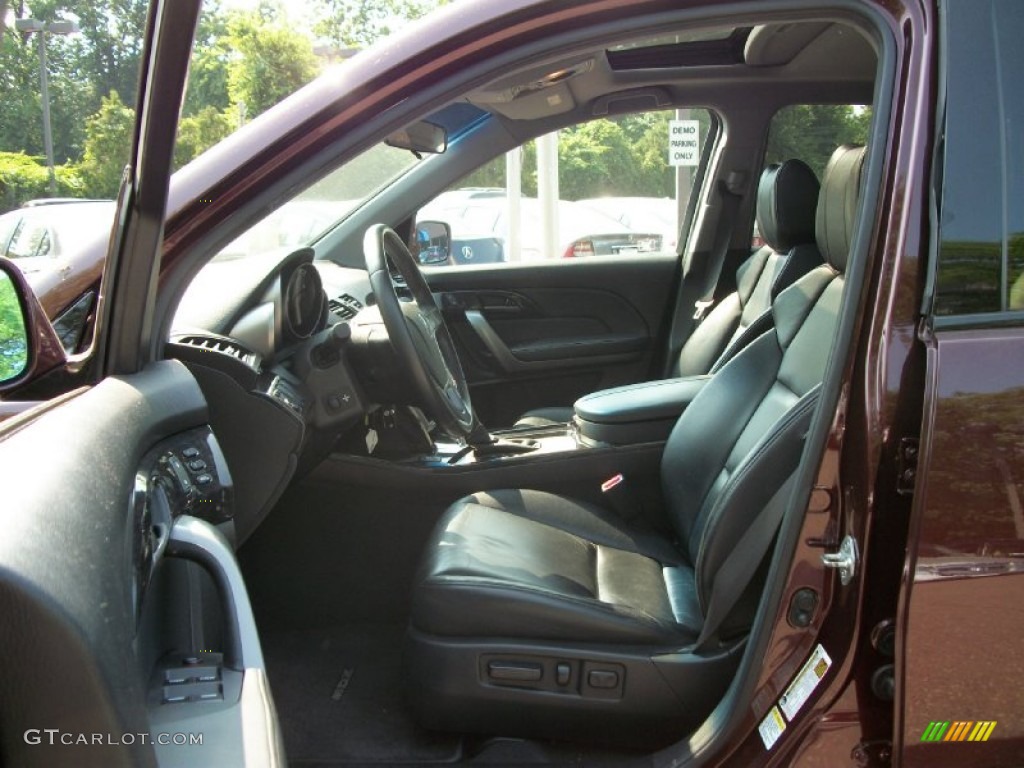 2007 MDX  - Dark Cherry Red Pearl / Ebony photo #12