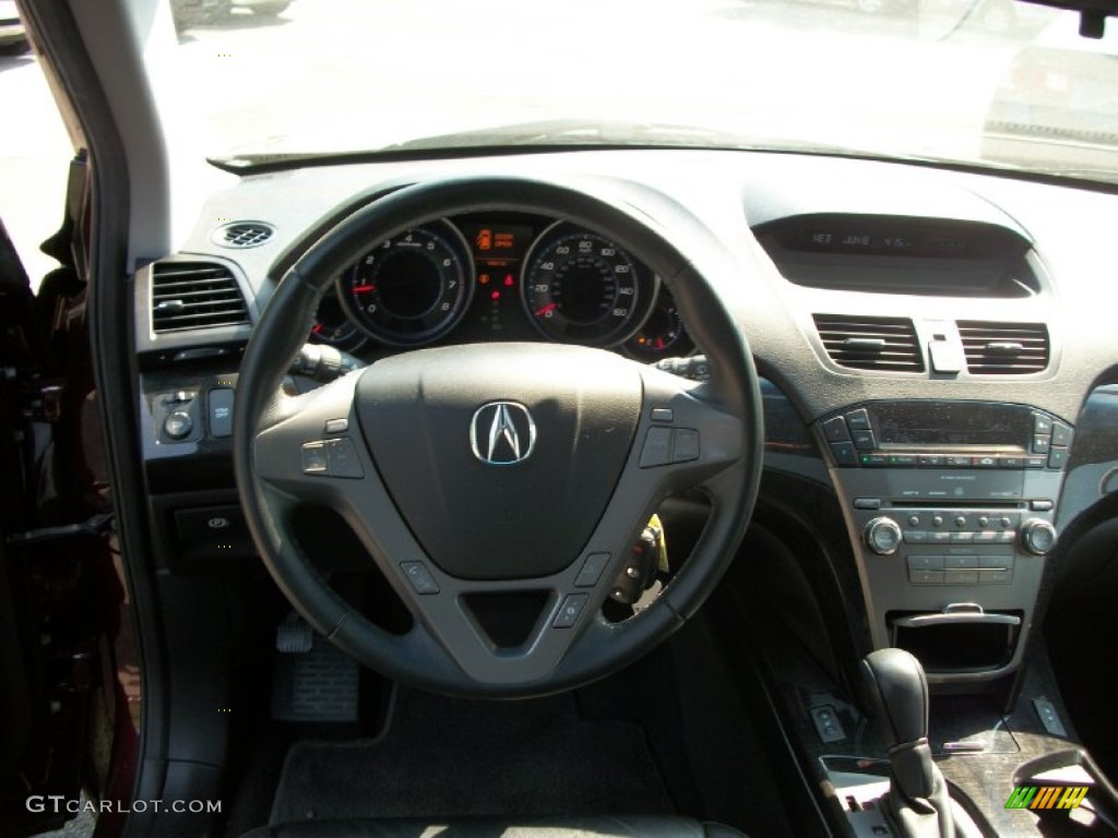 2007 MDX  - Dark Cherry Red Pearl / Ebony photo #16