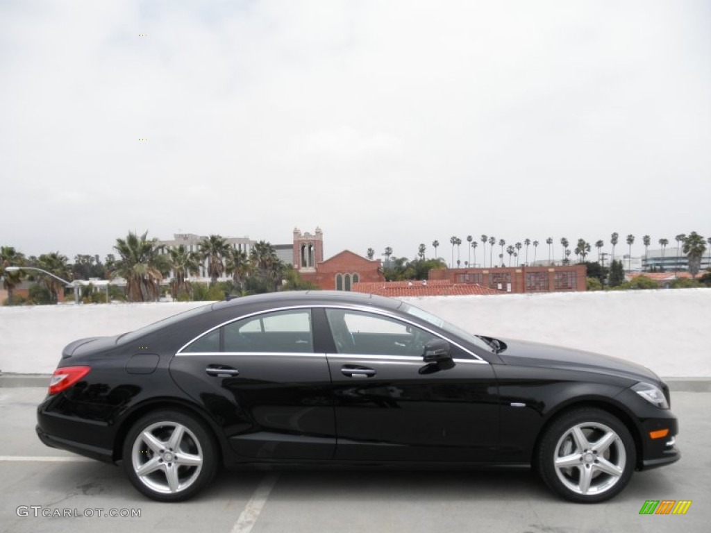 Black 2012 Mercedes-Benz CLS 550 Coupe Exterior Photo #50565433