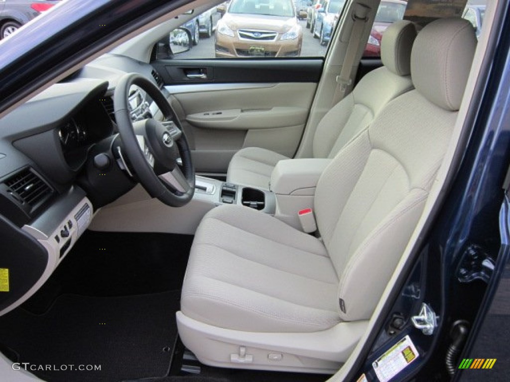 2011 Outback 2.5i Premium Wagon - Azurite Blue Pearl / Warm Ivory photo #3