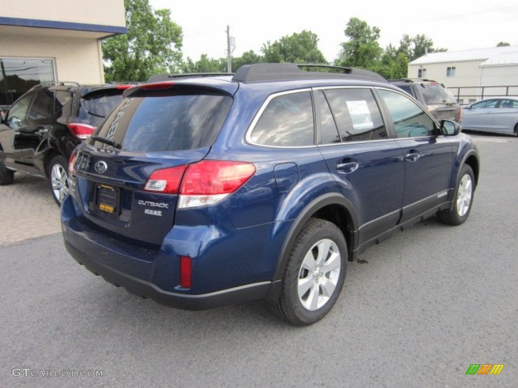 2011 Outback 2.5i Premium Wagon - Azurite Blue Pearl / Warm Ivory photo #10