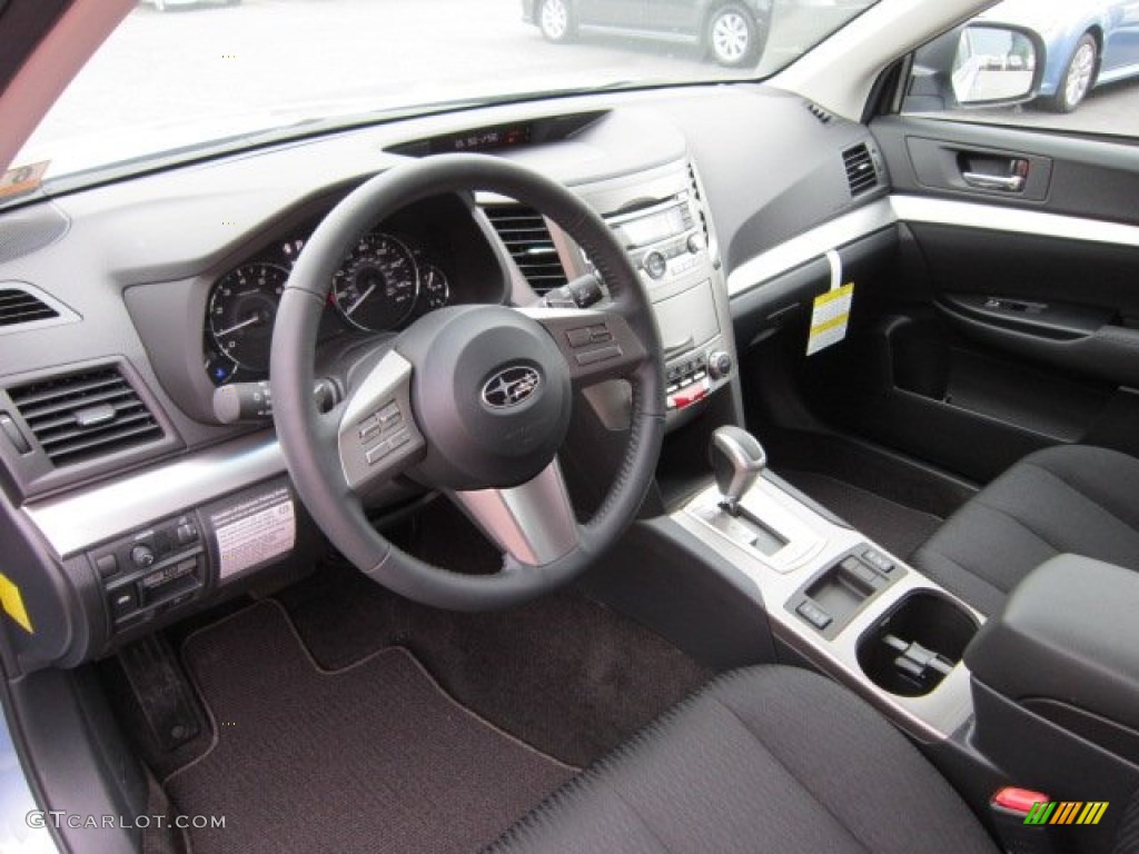 Off Black Interior 2011 Subaru Outback 2.5i Premium Wagon Photo #50566102