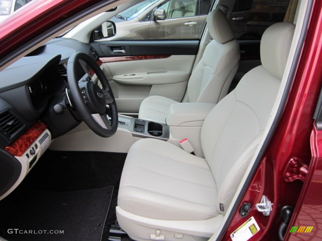 Warm Ivory Interior 2011 Subaru Outback 2.5i Limited Wagon Photo #50566537