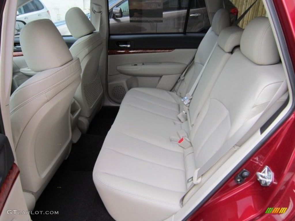 Warm Ivory Interior 2011 Subaru Outback 2.5i Limited Wagon Photo #50566579