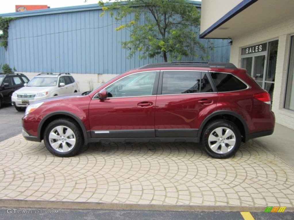 Ruby Red Pearl 2011 Subaru Outback 2.5i Limited Wagon Exterior Photo #50566609