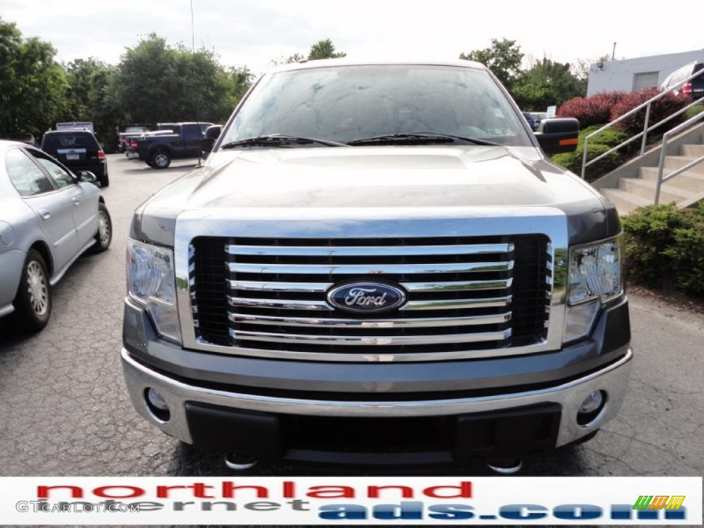 2011 F150 XLT SuperCrew 4x4 - Sterling Grey Metallic / Steel Gray photo #2