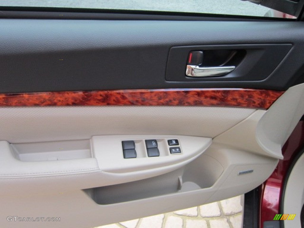 2011 Subaru Outback 2.5i Limited Wagon Warm Ivory Door Panel Photo #50566696
