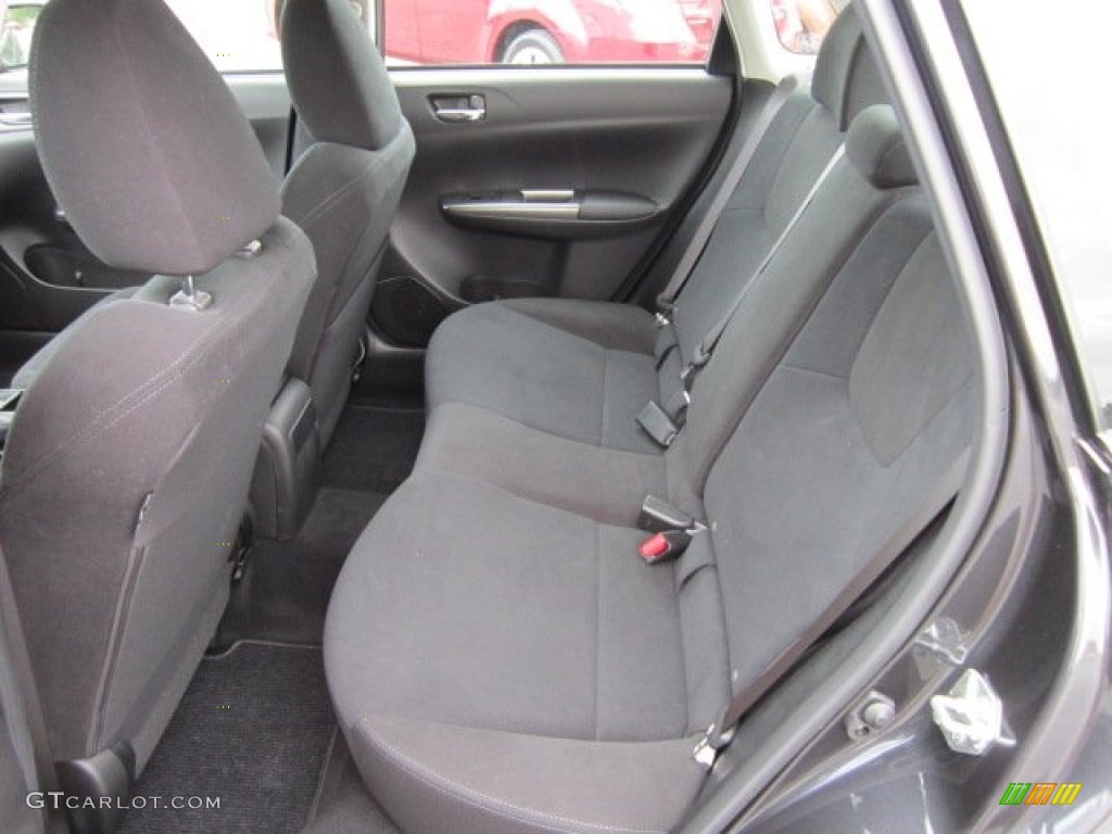 Carbon Black Interior 2011 Subaru Impreza 2.5i Sedan Photo #50566843