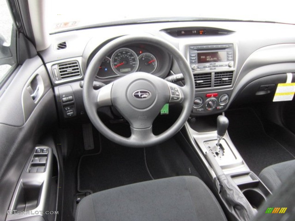 Carbon Black Interior 2011 Subaru Impreza 2.5i Sedan Photo #50566858