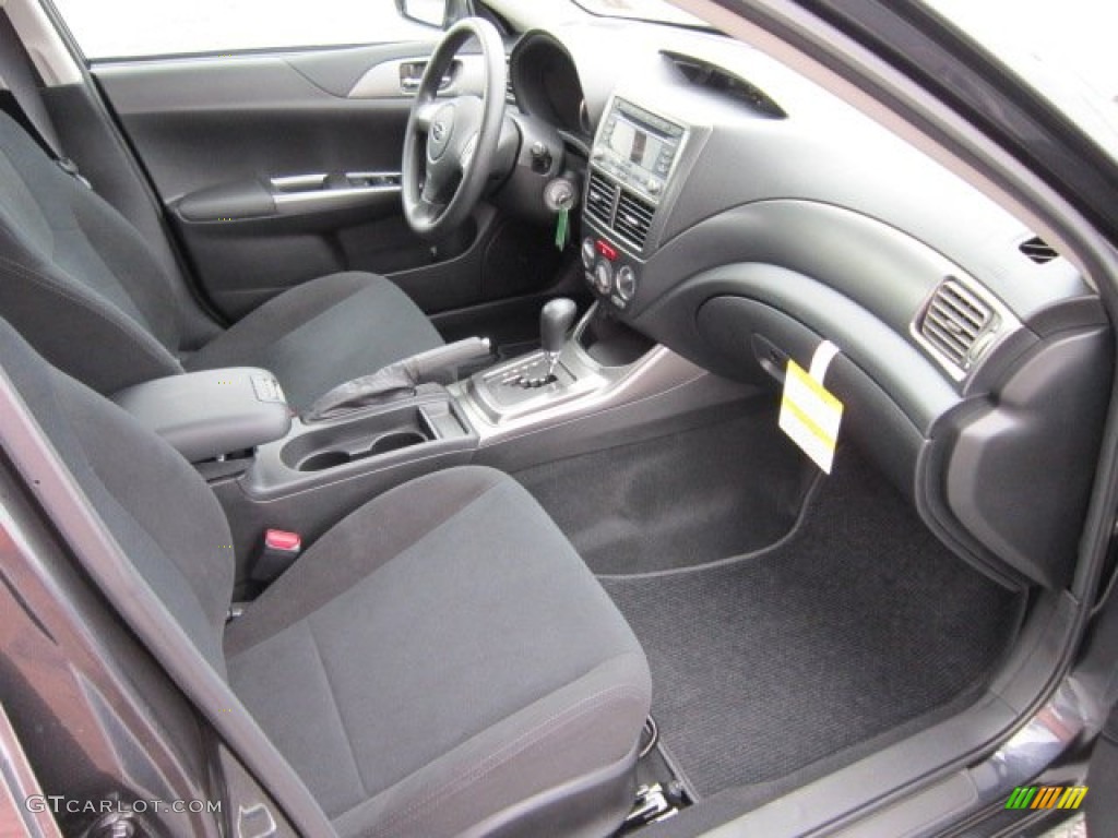 Carbon Black Interior 2011 Subaru Impreza 2.5i Sedan Photo #50566870