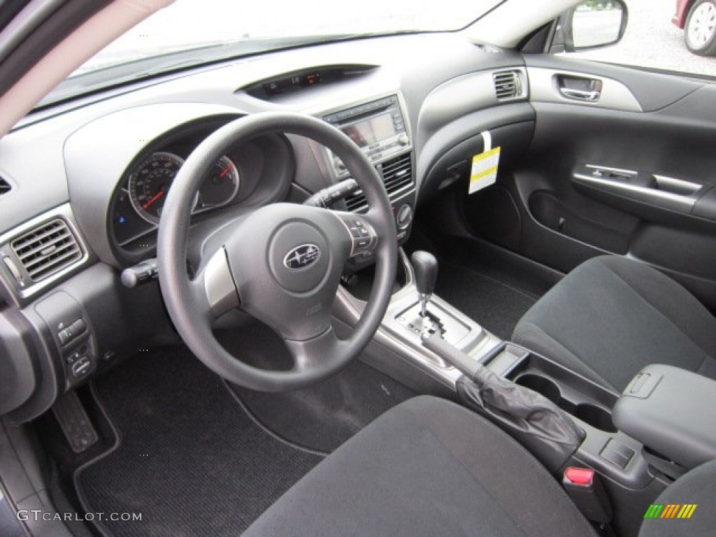 Carbon Black Interior 2011 Subaru Impreza 2.5i Sedan Photo #50566978