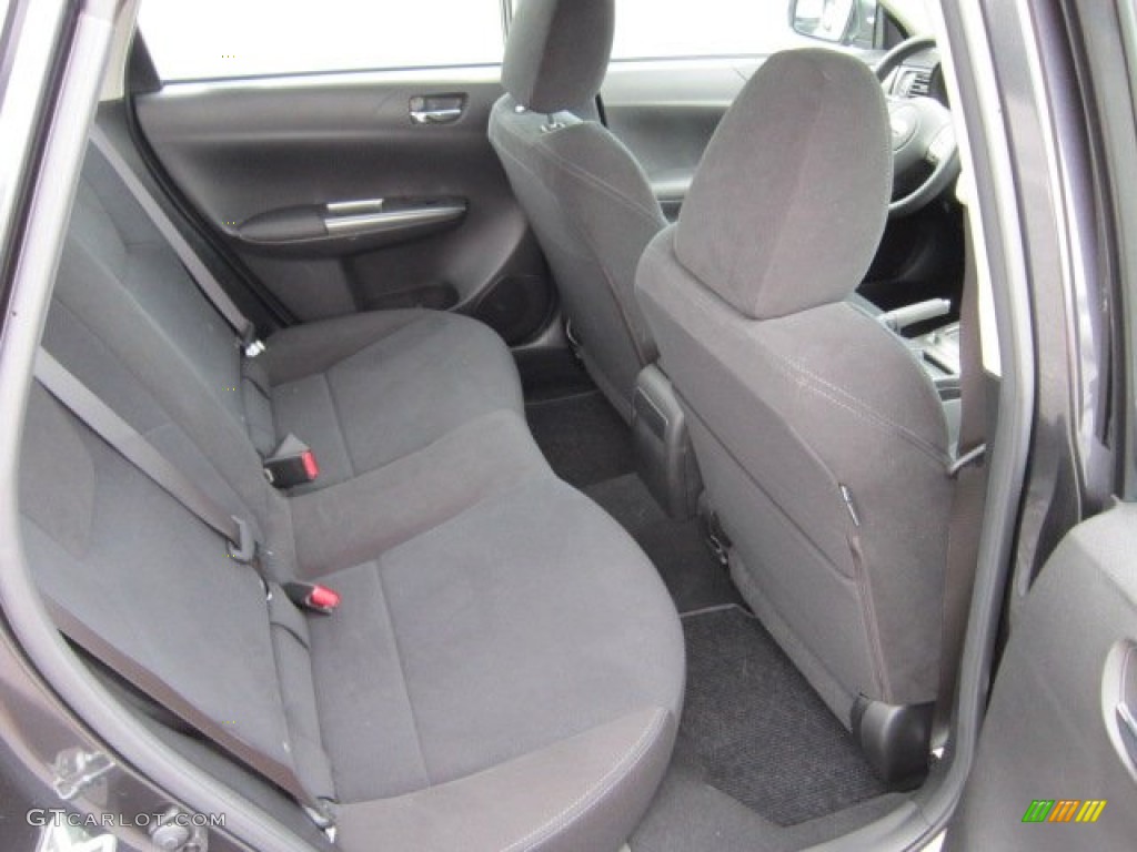 Carbon Black Interior 2011 Subaru Impreza 2.5i Sedan Photo #50567014