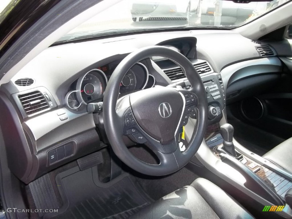 2009 Acura TL 3.7 SH-AWD Ebony Dashboard Photo #50567019