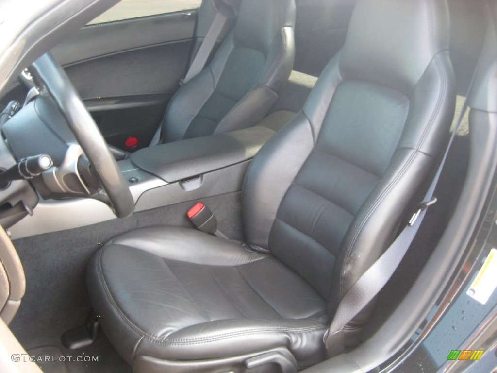 2007 Corvette Coupe - Black / Ebony photo #13