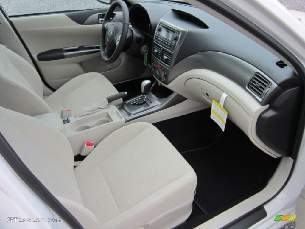 Ivory Interior 2011 Subaru Impreza 2.5i Premium Sedan Photo #50567161
