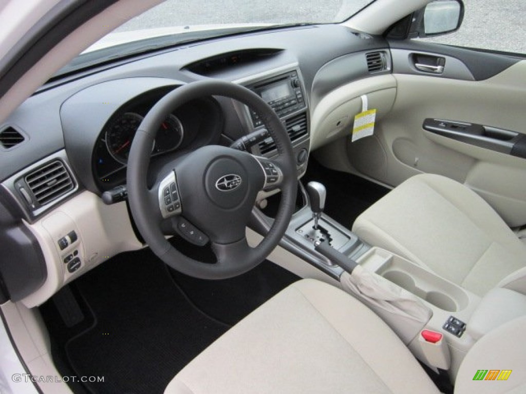 Ivory Interior 2011 Subaru Impreza 2.5i Premium Sedan Photo #50567272