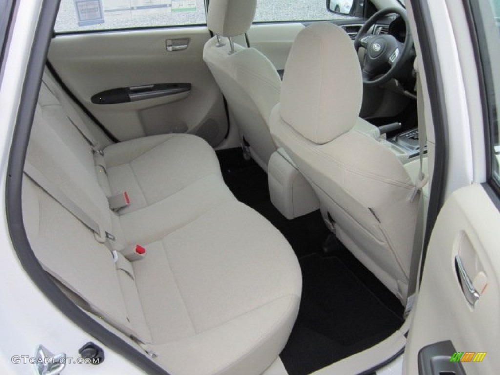 Ivory Interior 2011 Subaru Impreza 2.5i Premium Sedan Photo #50567326