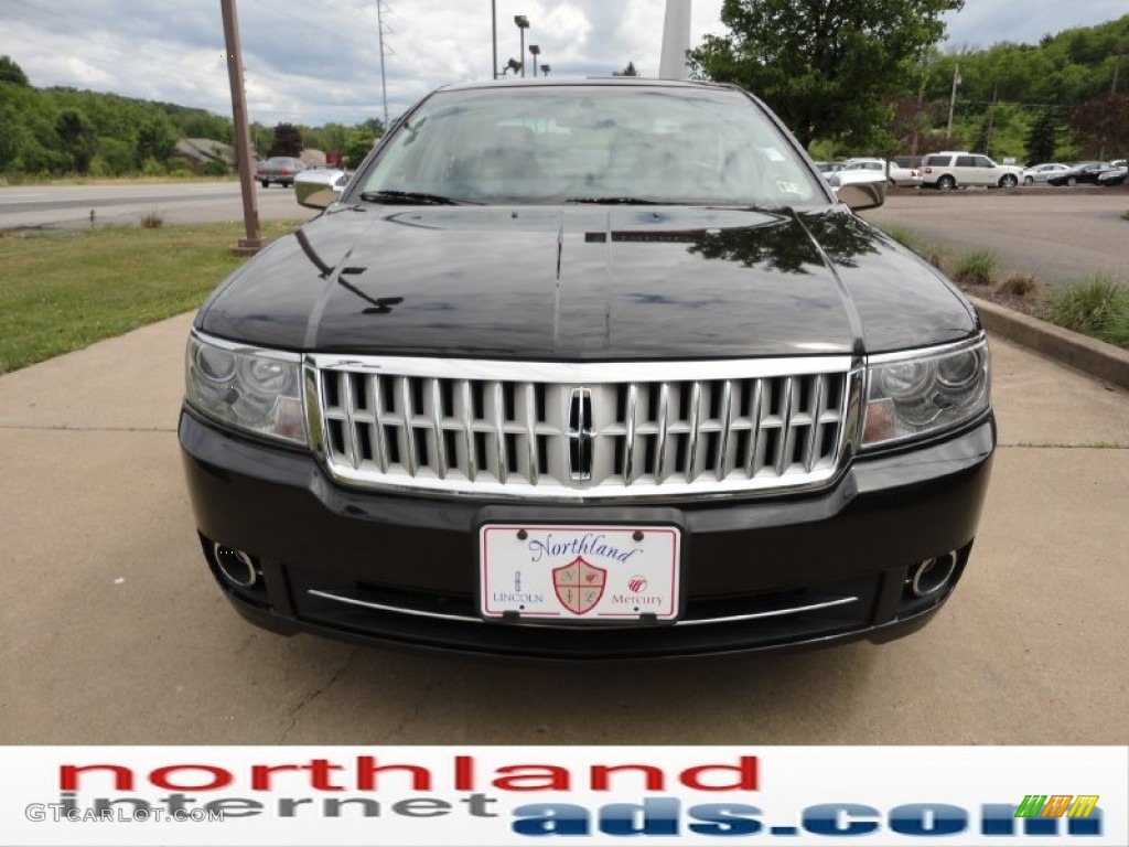 2008 MKZ AWD Sedan - Black / Dark Charcoal photo #3