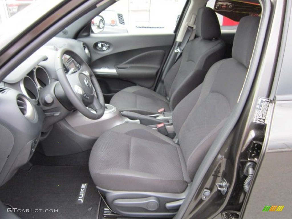 Black/Silver Trim Interior 2011 Nissan Juke SV AWD Photo #50568580
