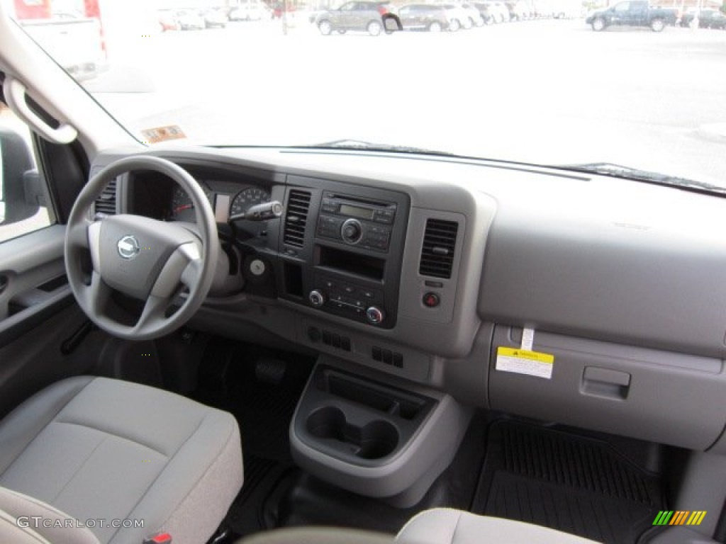 2012 Nissan NV 1500 S Charcoal Dashboard Photo #50568892