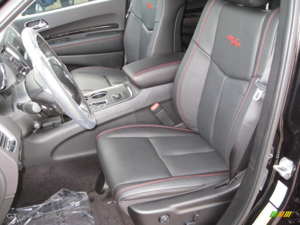 Black Interior 2011 Dodge Durango R/T 4x4 Photo #50568979