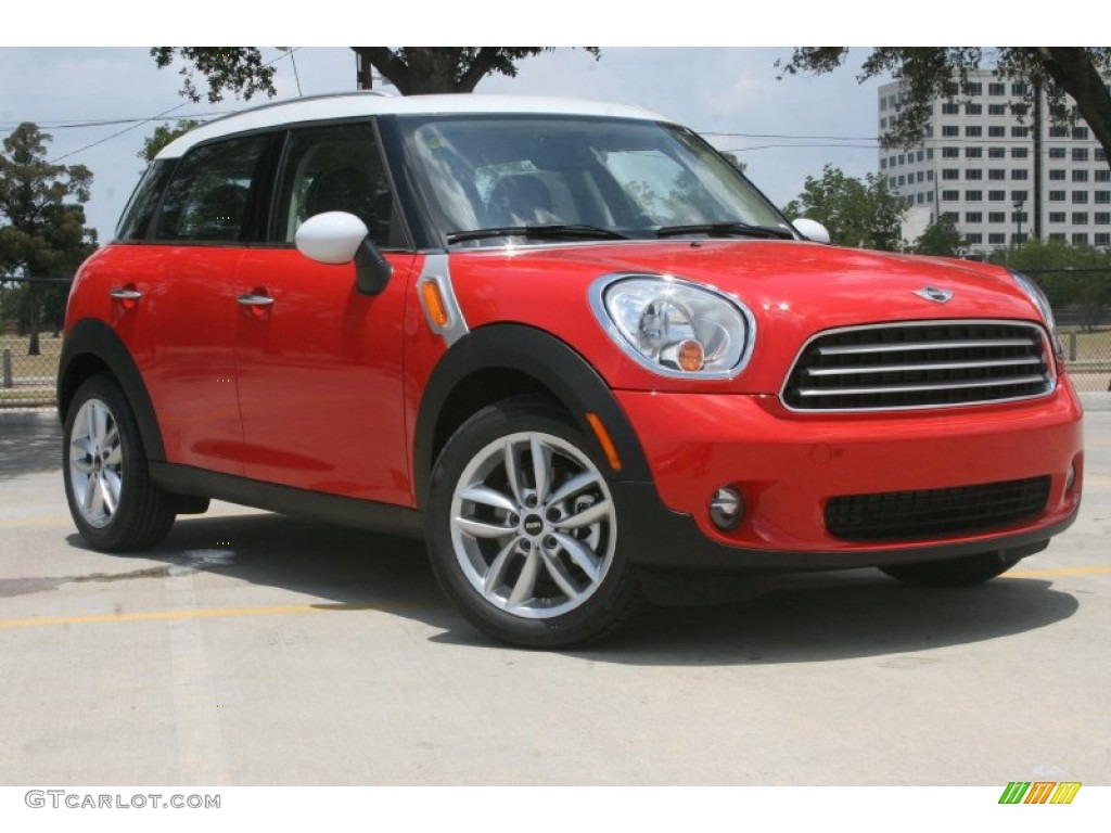 Pure Red 2011 Mini Cooper Countryman Exterior Photo #50569123
