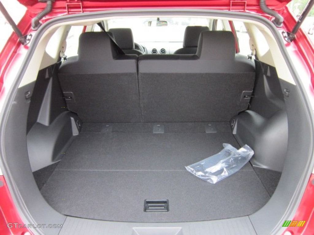 2011 Rogue S AWD - Cayenne Red / Black photo #5